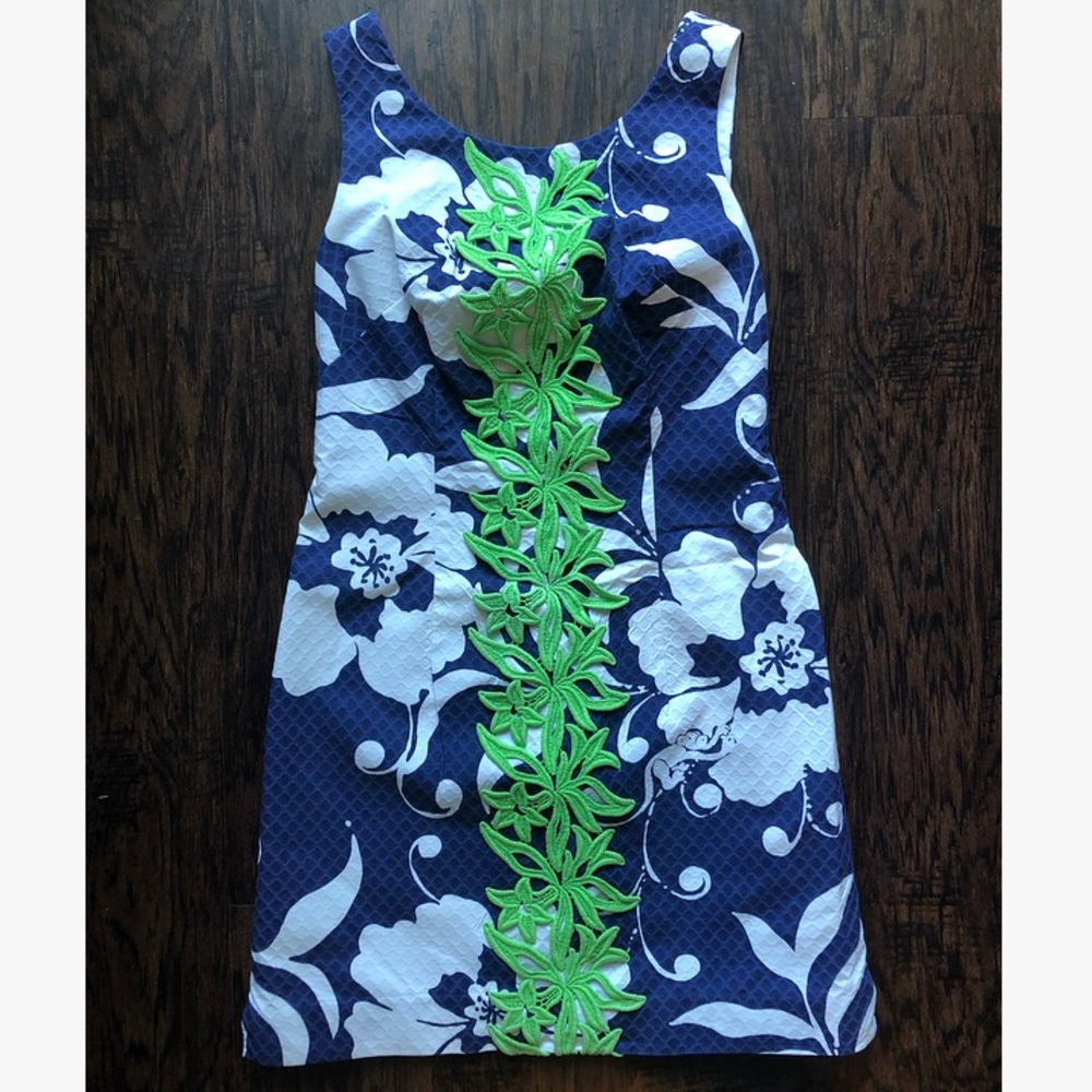 EUC Lilly Pulitzer Delia Shift in Tropical Print
